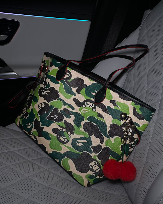 Hustle Camo Tote