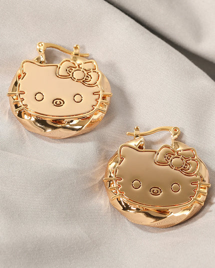 HK Twist Hoop Earrings