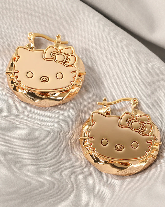 HK Twist Hoop Earrings