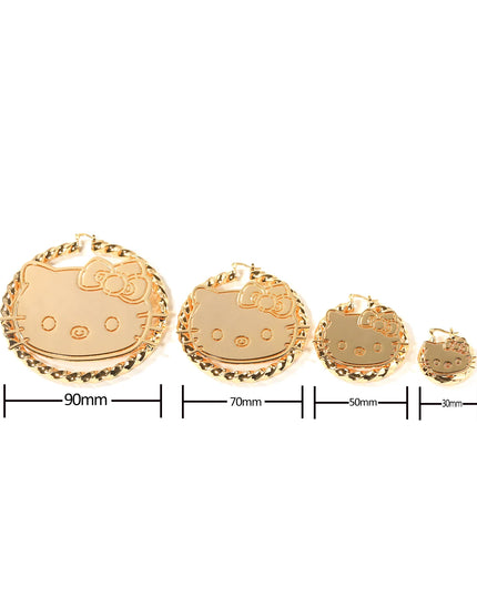 HK Twist Hoop Earrings