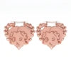 Betty Boop Heart  Hoop Earrings