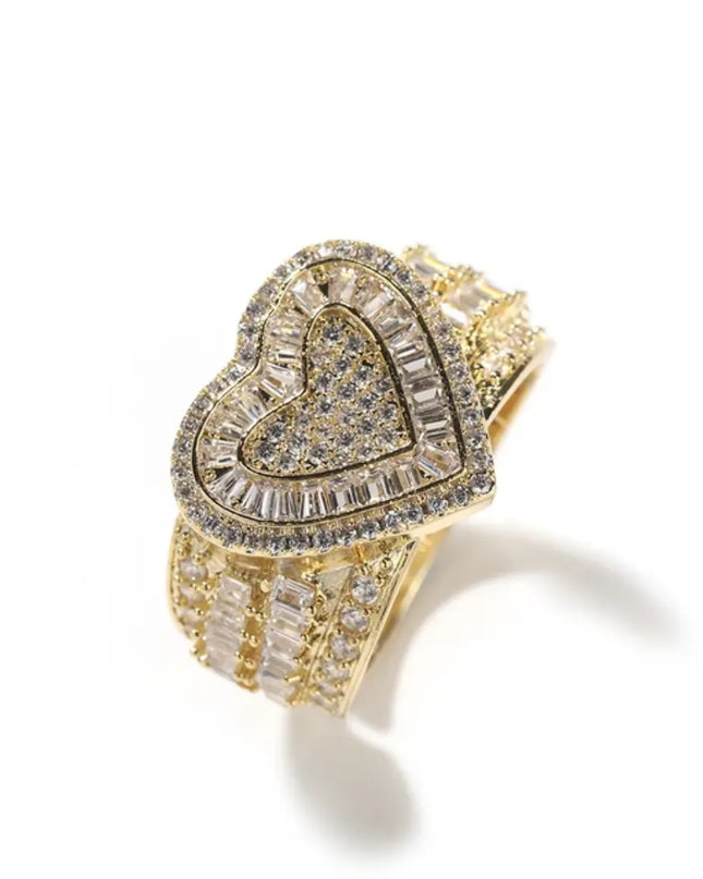 Hearts & Baguettes Ring