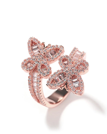 Butterfly Baguette Ring