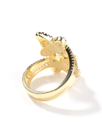Butterfly Baguette Ring