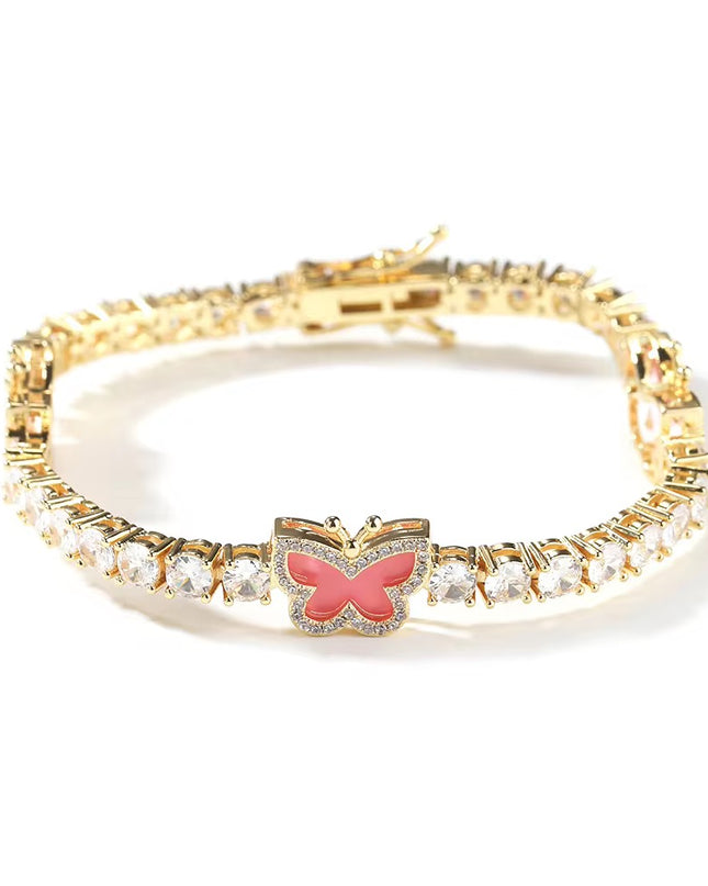 Butterfly Tennis Bracelet
