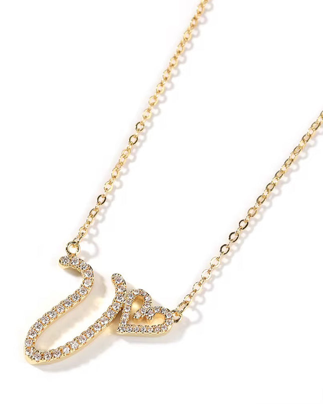 Demure Initial Necklace