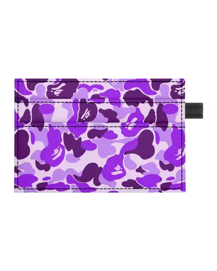 PURPLE Camo Cardholder Wallet