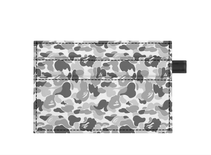 GREY Camo Cardholder Wallet