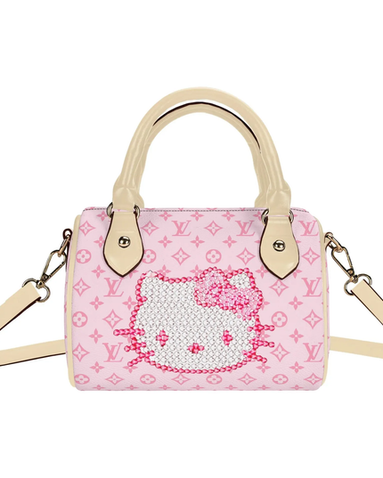 Pink Vault Kitty Monogram Set