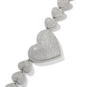ICY QUEEN HEARTS NECKLACE
