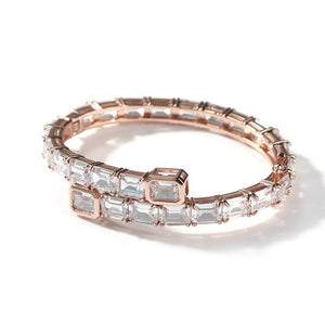 EMERALD PRINCESS CUT  BRACELET - Drip Glam Shop