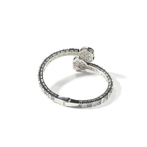 HEART BAGUETTE BANGLE - Drip Glam Shop