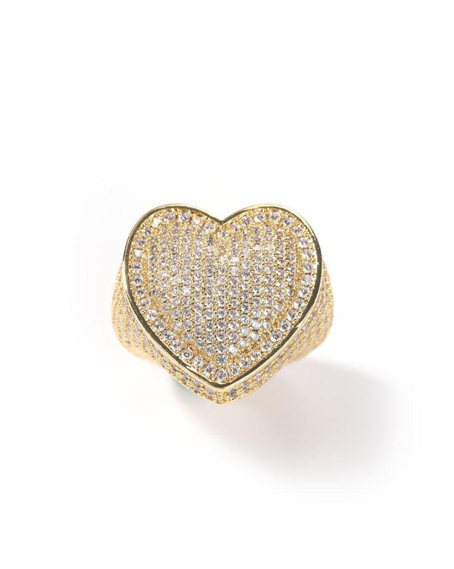 Chunky Heart Ring - Drip Glam Shop