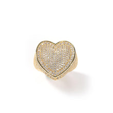Load image into Gallery viewer, Chunky Heart Ring - Drip Glam Shop
