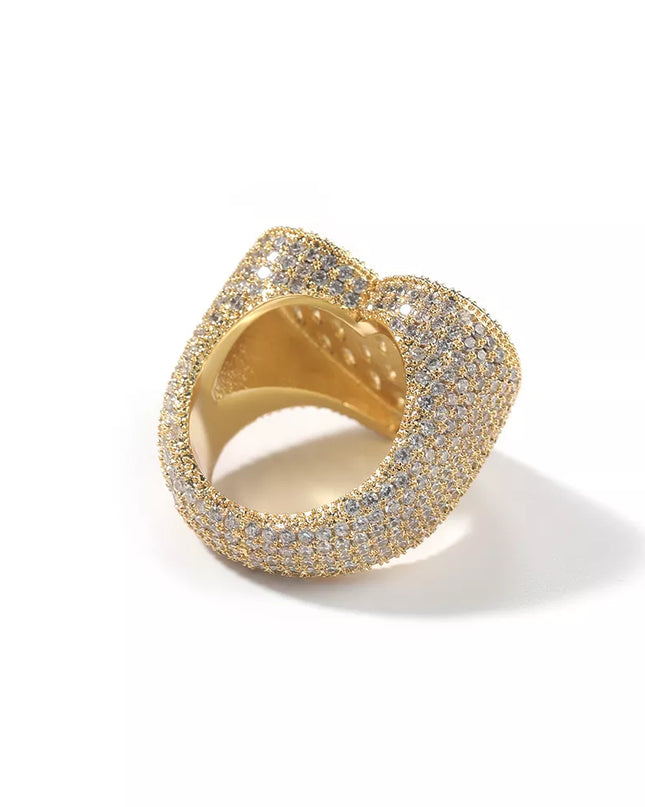 Heart Baguette Cut Ring - Drip Glam Shop