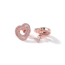 Load image into Gallery viewer, Princess Cut Heart Earrings - Drip Glam Shop
