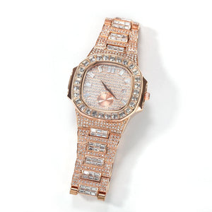 LUXE SQUARE FACE WATCH - Drip Glam Shop