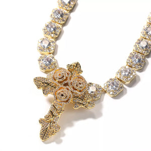 Cross & Roses - Drip Glam Shop