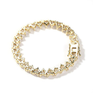 HEART TENNIS BRACELET - Drip Glam Shop
