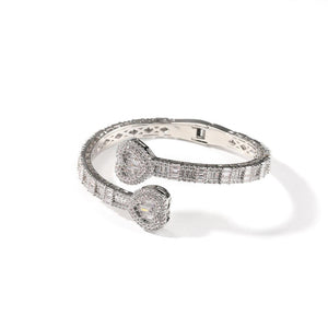 HEART BAGUETTE BANGLE - Drip Glam Shop