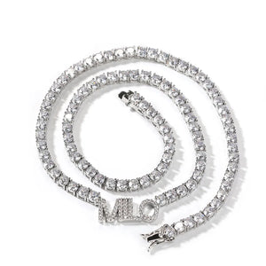 Mini Charm Initial Necklace