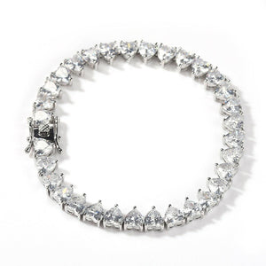 HEART TENNIS BRACELET - Drip Glam Shop