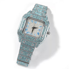 Load image into Gallery viewer, Icy Diamond Square Watch - Drip Glam Shop
