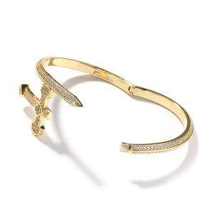 CROSS BANGLE - Drip Glam Shop