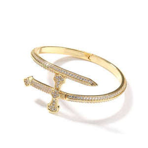 CROSS BANGLE - Drip Glam Shop