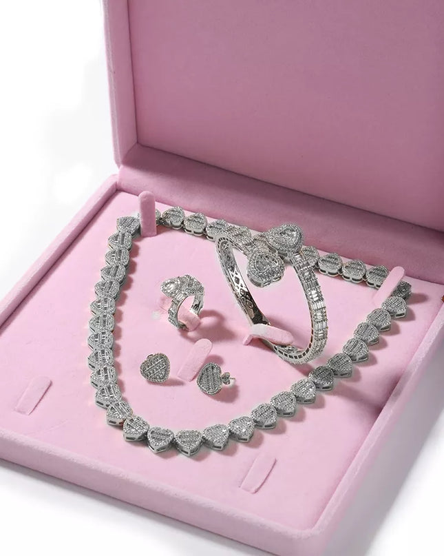 ICY HEART JEWEL SET - Drip Glam Shop