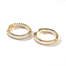 Load image into Gallery viewer, Baguette hoops