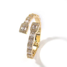 Load image into Gallery viewer, ADJUSTABLE  BAGUETTE CUFF BRACELET - Drip Glam Shop