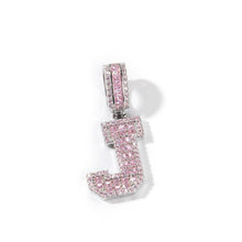 Load image into Gallery viewer, BAGUETTE INITIAL EMERALD CUT NECKLACE - Drip Glam Shop