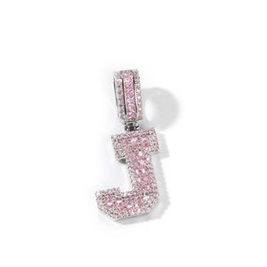 BAGUETTE INITIAL EMERALD CUT NECKLACE - Drip Glam Shop