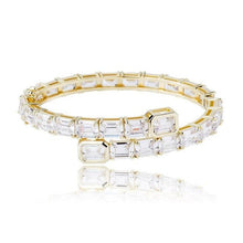Load image into Gallery viewer, EMERALD PRINCESS CUT  BRACELET - Drip Glam Shop
