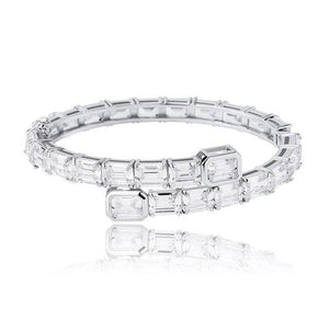 EMERALD PRINCESS CUT  BRACELET - Drip Glam Shop