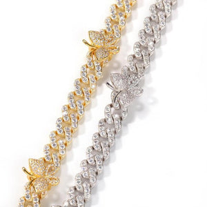 Birth Year Butterfly Cuban Anklet - Drip Glam Shop