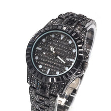 Load image into Gallery viewer, Iced Out Baguette Quartz Watch - Drip Glam Shop
