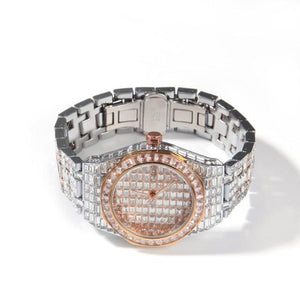 ICED OUT BAGUETTE WATCH - Drip Glam Shop