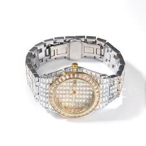 ICED OUT BAGUETTE WATCH - Drip Glam Shop