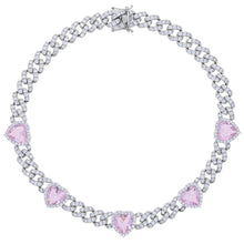 Load image into Gallery viewer, Cuban Link Heart Necklace - Drip Glam Shop