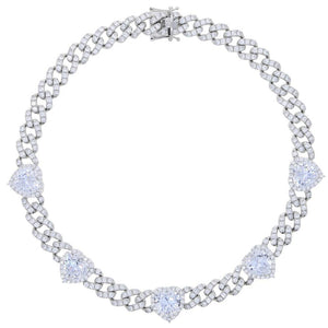 Cuban Link Heart Necklace - Drip Glam Shop