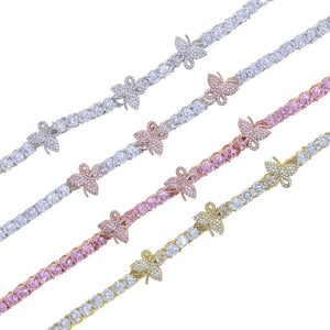 Butterfly Galore Anklet - Drip Glam Shop