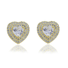 Load image into Gallery viewer, heart shape studs earrings - Drip Glam Shop