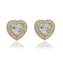 Load image into Gallery viewer, heart shape studs earrings - Drip Glam Shop