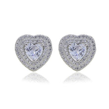 Load image into Gallery viewer, heart shape studs earrings - Drip Glam Shop