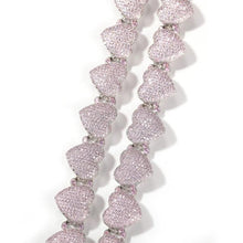 Load image into Gallery viewer, Heart Cuban Bracelet - Drip Glam Shop